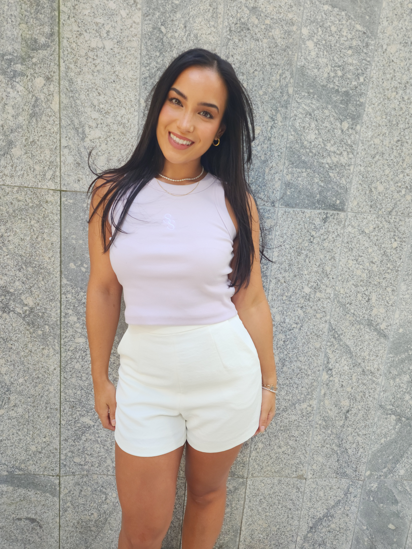 LILAC LUXE RIBBED CROP